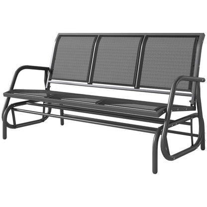Tuinmeubelset – Bistroset – Tuinset – Buitenmeubilair – Terrasmeubilair – Duurzaam Metalen Frame – Comfortabele Schommelstoelen