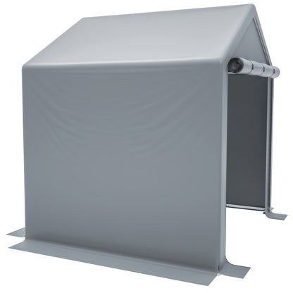 Fietsenberging – Fietsenhok – Fietsenstalling – Tuinschuur – Berging – Donkergrijs – Compact 190x170x200 cm – Weerbestendig Doek
