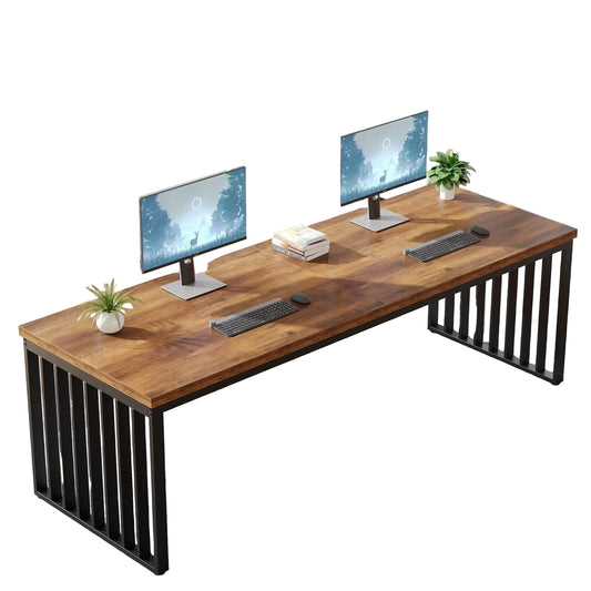 Computertafel – Bureau – Werkplek – PC Tafel – Kantoor Tafel – 180 cm Breed – Stevig Metalen Frame