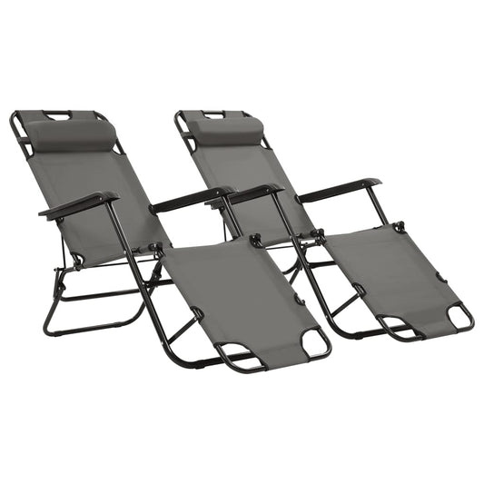 Verstelbare Ligstoel – Ligbed – Tuinstoel – Loungestoel – Balkonstoel – Katoenen Bekleding – Waterafstotende Kap