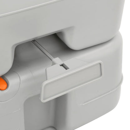 Draagbaar Toilet – Campingtoilet – Mobiel Toilet – Reistoilet – Camping WC – Schokbestendig Polyethyleen – Effectief Spoelsysteem – 41,5x36,5x37,5 cm