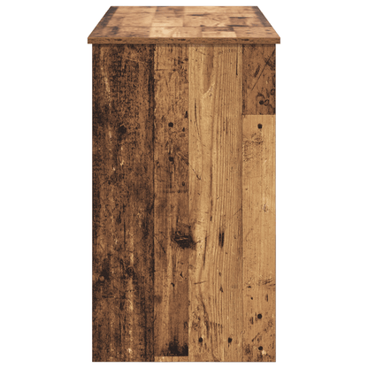 Dressing table met Mirror Old Wood 100x45x76cm