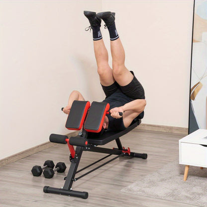 Trainingsbank – Fitnessbank – Krachtbank – Workoutbank – Verstelbaar Kussen – Stalen Frame - QUORE
