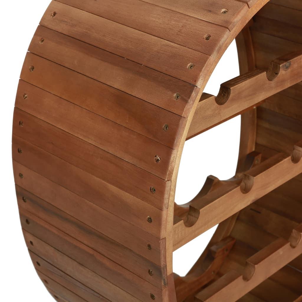 Wijnrek – Flessenrek – Wijnhouder – Wijnmeubel – Wijnopslag – 13 Flessen – Massief Acaciahout – Compact & Stabiel Design