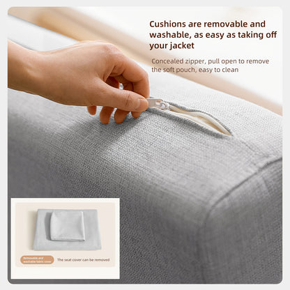 Uitschuifbaar Sofa Bed – Slaapbank – Bedbank – Slaapbank Met Opbergruimte – Zitting Met Opbergvak – Compact 158 cm – Modern Minimalistisch Design