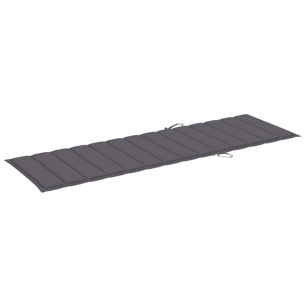 2-Persoons Lounger – Tuinbank – Ligstoel – Bamboe Stoel – Zitzak – Verstelbare Rugleuningen – Duurzaam Bamboe – Anthracite