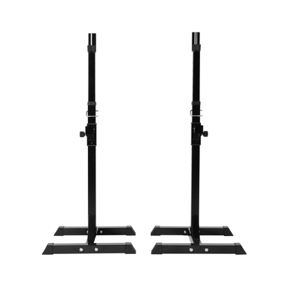 Haltersteunen – Haltersteunen Verstelbaar – Halterstandaard – Barbell Stand – Halterhouder – Maximaal 200 kg Belastbaar – Verstelbare Hoogte 105-160 cm