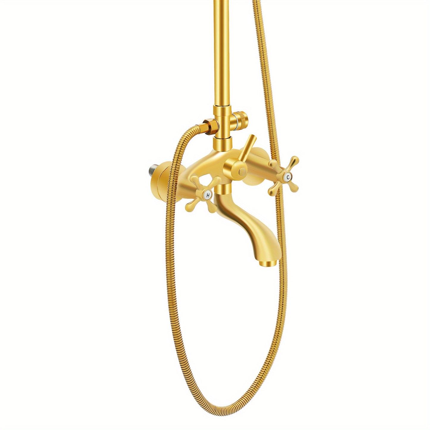 Doucheset – Douchekraan – Shower Fitting – Regendouche – Handdouche – 4-in-1 Functie – Verstelbare 73-116 cm Glijstang