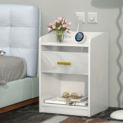 Modern Minimalistisch Nachtkastje – Bedkastje – Ladekastje – Opbergkastje – Compact Kastje – Ruimtebesparend – Lichtgewicht Kunststof
