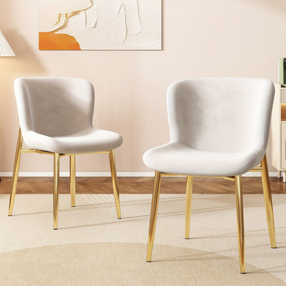 Loungestoelen – Fauteuils – Zitstoelen – Relaxstoelen – Boheemse Stoelen – Ergonomisch Ontwerp – Stijlvol Metalen Frame – Beige Katoenen Bekleding