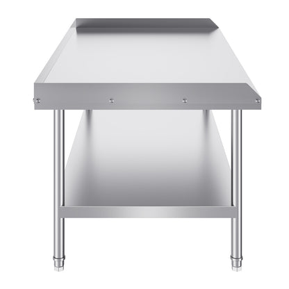 Roestvrijstalen Werktafel – RVS Werkbank – Keukentafel – Werkblad – Cateringtafel – 76x152 cm – 304 Roestvrij Staal – 3 Verstelbare Planken