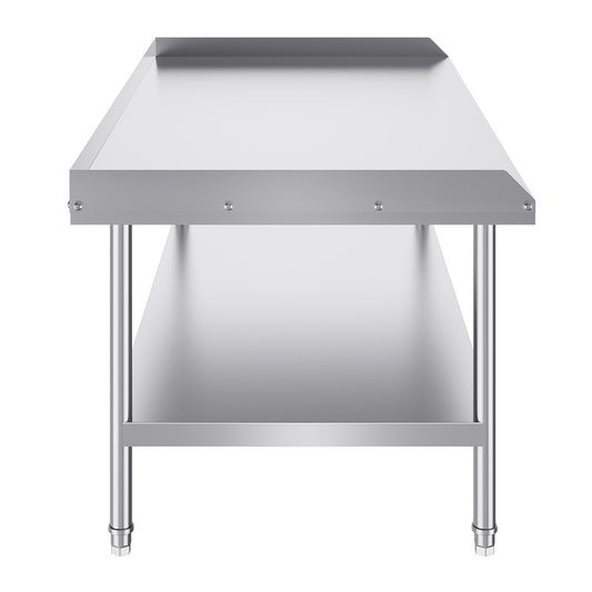 Roestvrijstalen Werktafel – RVS Werkbank – Keukentafel – Werkblad – Cateringtafel – 76x152 cm – 304 Roestvrij Staal – 3 Verstelbare Planken