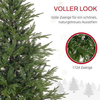 Kerstboom – Kunstkerstboom – Kunstboom – Decoratieve Kerstboom – Dennenboom – 150 cm Hoogte – Vlamvertragend Metalen Standaard