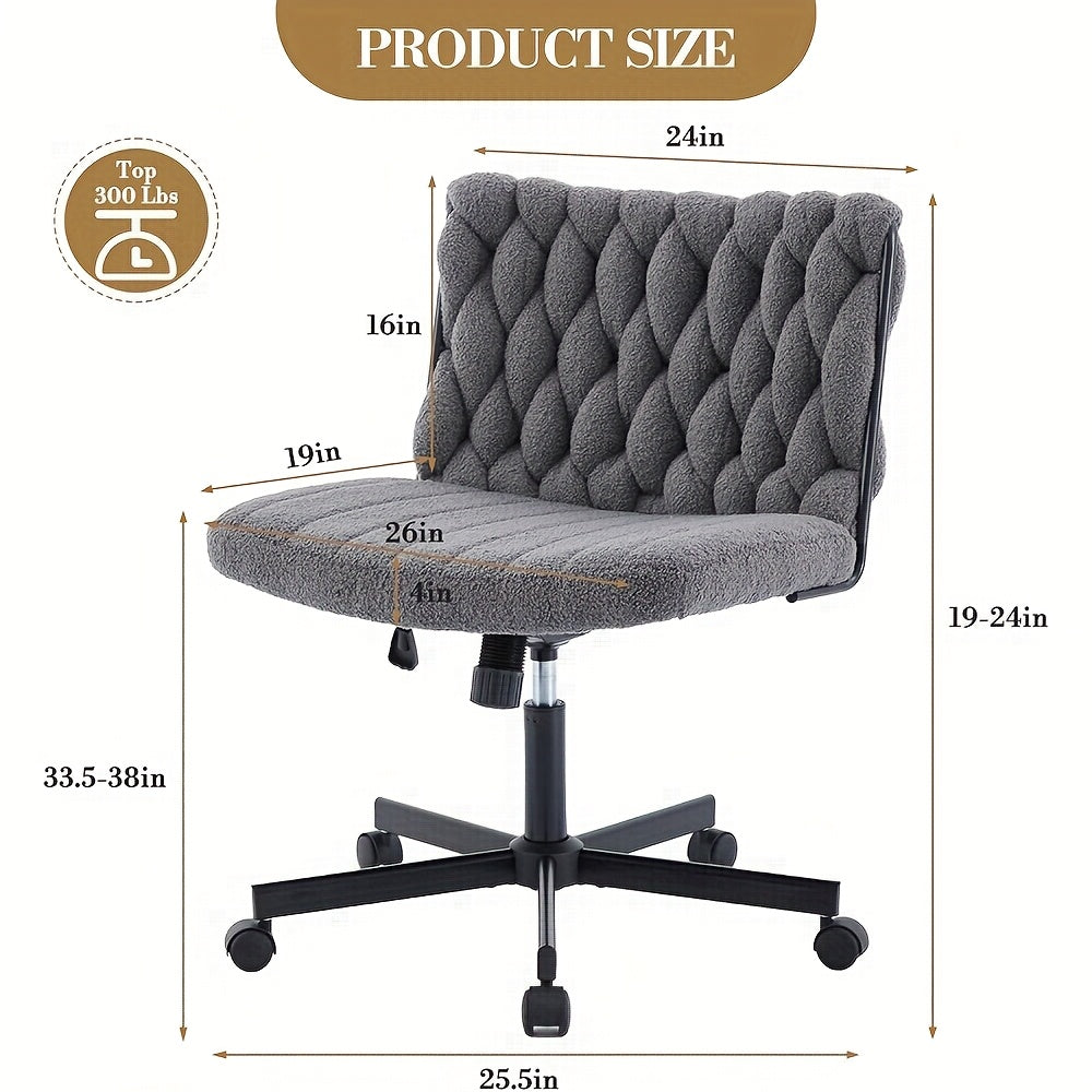Ergonomische Bureaustoel – Bureaustoel Met Rugleuning – Kantoorstoel – Werkstoel – Design Stoel – Extra Brede Zitting 65 cm – Met Verstelbare Hoogte En 360° Draaibaar