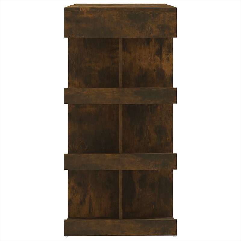 Bartafel – Bar Tafel – Statafel – Keukentafel – Eettafel – Industrieel Design – Gerookt Eiken Hout – Ruimtebesparend 100x50x101,5 cm