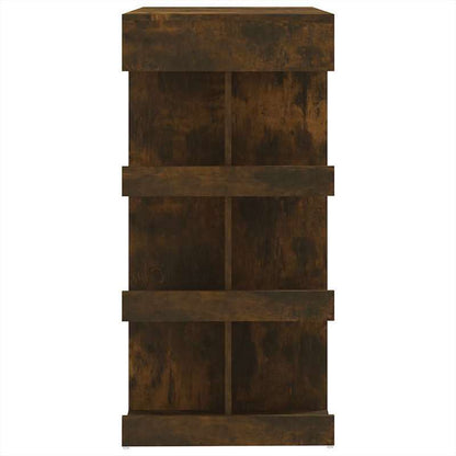 Bartafel – Bar Tafel – Statafel – Keukentafel – Eettafel – Industrieel Design – Gerookt Eiken Hout – Ruimtebesparend 100x50x101,5 cm