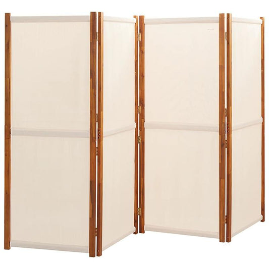 Kamerscherm – Room Divider – Scheidingswand – Privacy Scherm – Interieur Scherm – Crème Kleur – Lichtgewicht En Duurzaam – Eenvoudig Verplaatsbaar