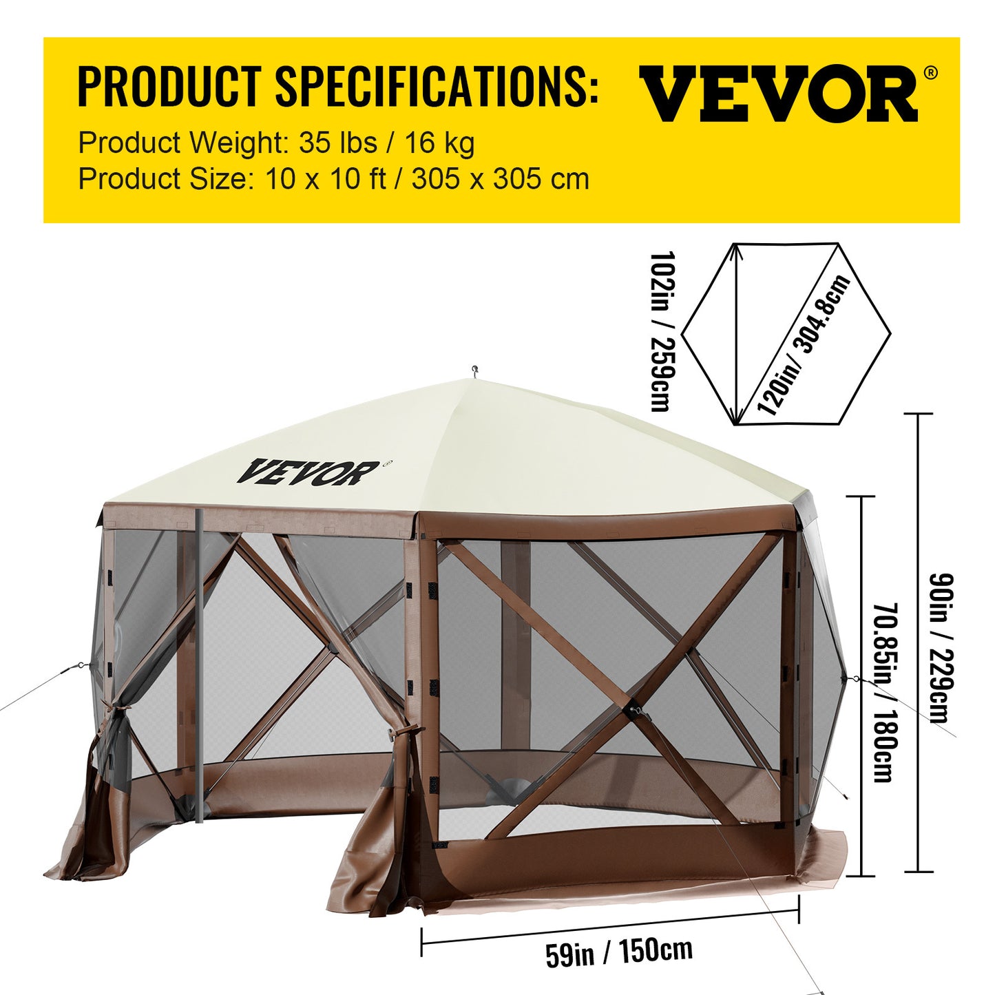 Uitschuifbare Zonwering – Terrasoverkapping – Zonnescherm – Buitenluifel – Zonneschaduw – 13 x 8 ft – Waterafstotend Polyester – Verstelbare Hoek