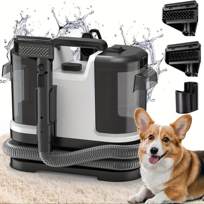 Handstofzuiger – Handheld Stofzuiger – Kruimeldief – Mijtenverwijderaar – Stoffenreiniger – 400W Vermogen – Twee Tanks Voor Schoon En Vuil Water