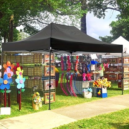 Pop-up Canopy Tent – Partytent – Zonnescherm – Carport – Vouwtent – Blauw – 3,05x4,57 Meter – 4 Afneembare Zijwanden