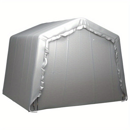 Opberg Tent Tuinhuis - Opslagtent - Serre - Overkapping - Tuinschuur – Grijs Staal 300x300 cm – Duurzaam & Opvouwbaar