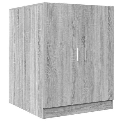 Wasmachinekast – Opbergkast Wasmachine – Badkamerkast – Wasmachine Meubel – Wasruimte Kast – Gray Sonoma – Hoogwaardig MDF – Afmetingen 71x71,5x91,5 cm