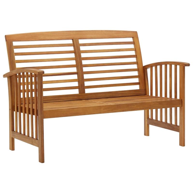 3-delige Loungeset – Tuinmeubel – Loungeset Hout – Buitenmeubel – Balkonset – Acaciahout – Weerbestendig – Compact Design