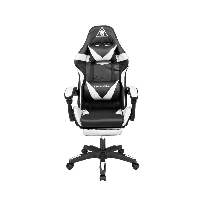 Gamingstoel – Gamestoel – Gaming Chair – Game Stoel – Bureaustoel – Draaibaar – Verstelbare Rugleuning tot 145° – Met Voetensteun en Massagefunctie