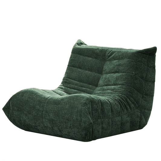 Zitzak – Beanbag – Slaapstoel – Loungestoel – Poef – Extra Groot Formaat – Glanzend Fluwelen Stof – Groen