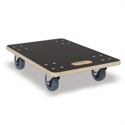 Transportkar – Trolley – Handwagen – Transportwagen – Rolwagen – 2 stuks 60x40x14,5 cm – 200 kg Draagkracht – Waterbestendig Houten Plateau