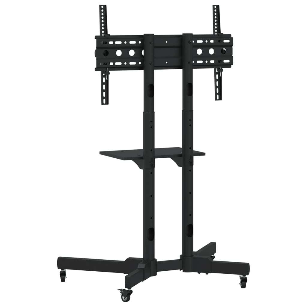 Mobiele Tv-Standaard – Tv-Console – Tv-Meubel – Tv-Beugel – Mediasetwagen – Voor 32-70 Inch – Max 50 kg Draagvermogen – Met Extra Opbergruimte