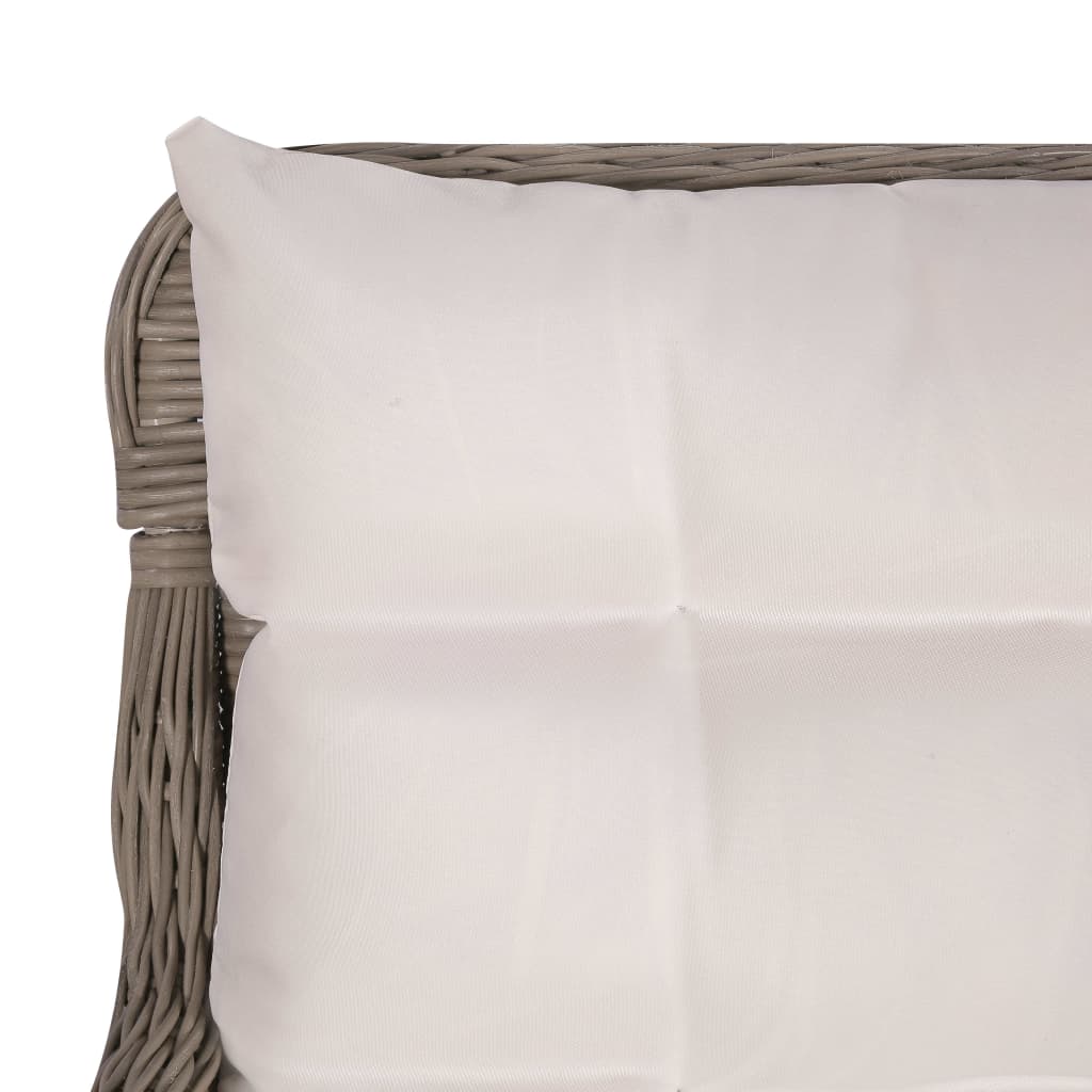 Tuinset – Loungeset – Zitgroep – Buitenmeubelen – Tuinmeubilair – Acaciahouten Tafel – Weerbestendige PE-Rattan Stoelen