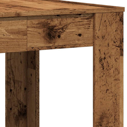 Eettafel – Tafel Voor Eetkamer – Keukentafel – Eetkamertafel – Moderne Tafel – Massief Hardhout – Natuurlijke Bruine Tinten – 140x74,5x76 cm – Stevige Constructie – Eenvoudige Montage