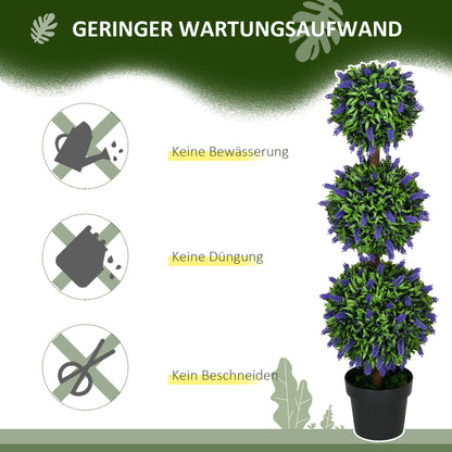2-Pack Kunstplanten – Nepplanten – Sierplanten – Decoratieplanten – Kamerplanten – UV-bestendig – 110 cm Hoog In Potten