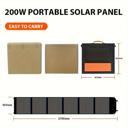 200W Zonnepaneel – Solar Paneel – Zonnecel – PV Panel – Monokristallijn Zonne-energie – Hoog Vermogen – Weerbestendig Ontwerp