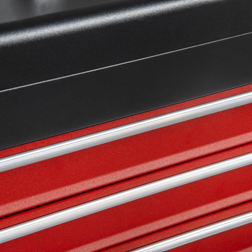 Stalen Gereedschapskist – Gereedschapskoffer – Toolbox – Werkplaatskist – Opbergkist – 3 Lades – Duurzaam Staal – Draagbare Draaggreep