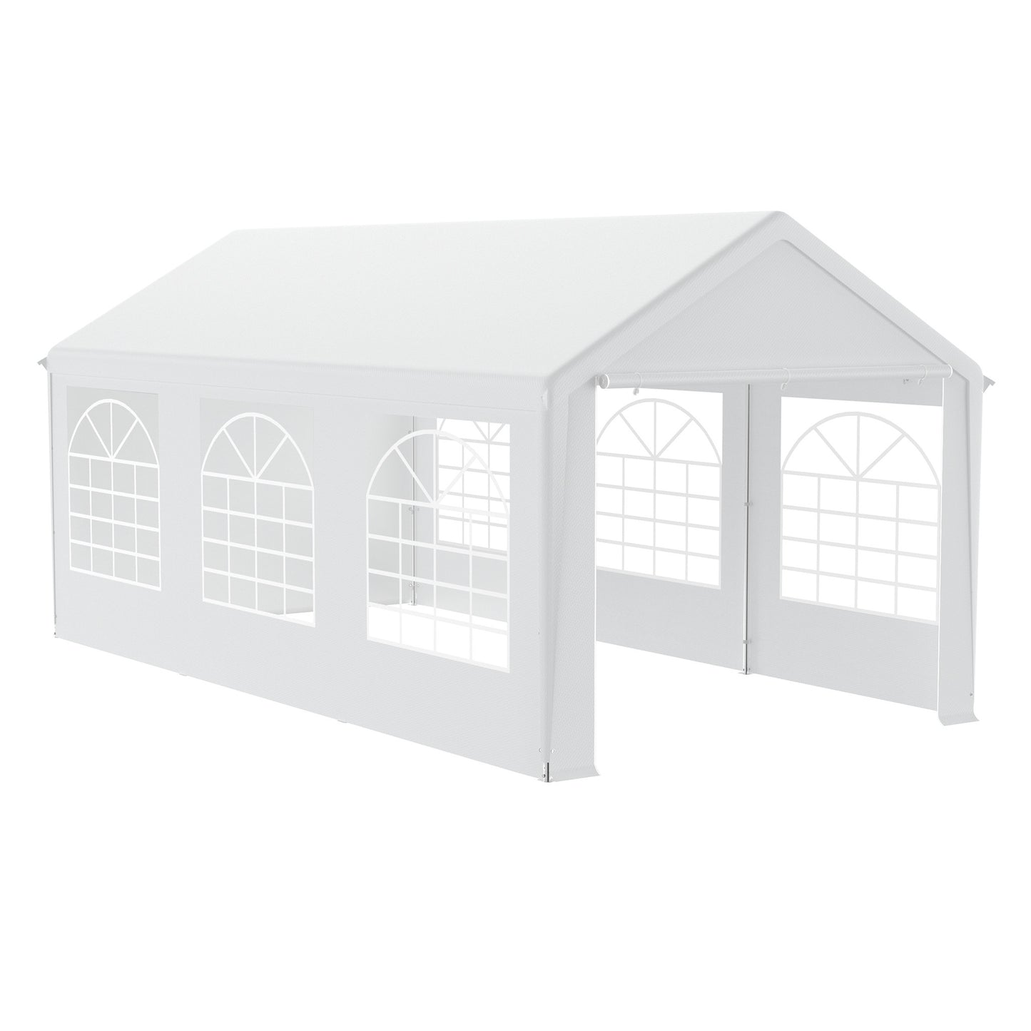Gazebo Party Tent Garden Tent with Removable Side Walls, Stable, Cold And Sun Protection