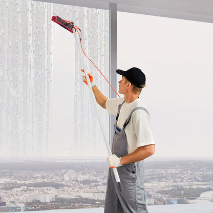 Telescoopsteel – Telescopische Steel – Uitschuifbare Stok – Ramenwasser – Zonnepanelenreiniger – Aluminium – Waterdoorvoer – 7,92 Meter