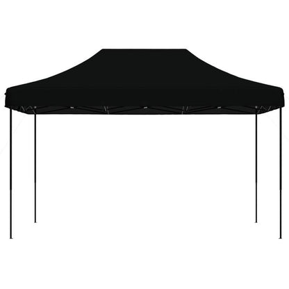 Partytent inklapbaar pop-up 440x292x315cm zwart