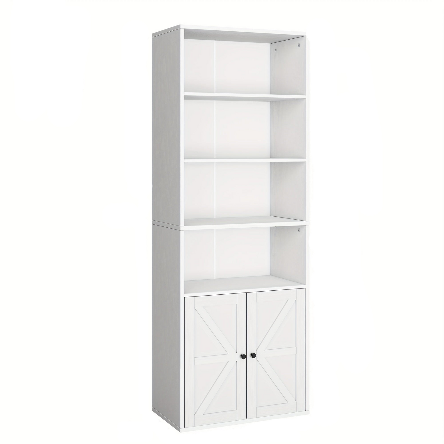 Boekenkast – Boekenrek – Vakkenkast – Opbergkast – Wandkast – Industrieel Hout – 29,97 cm Diep – 181,36 cm Hoog