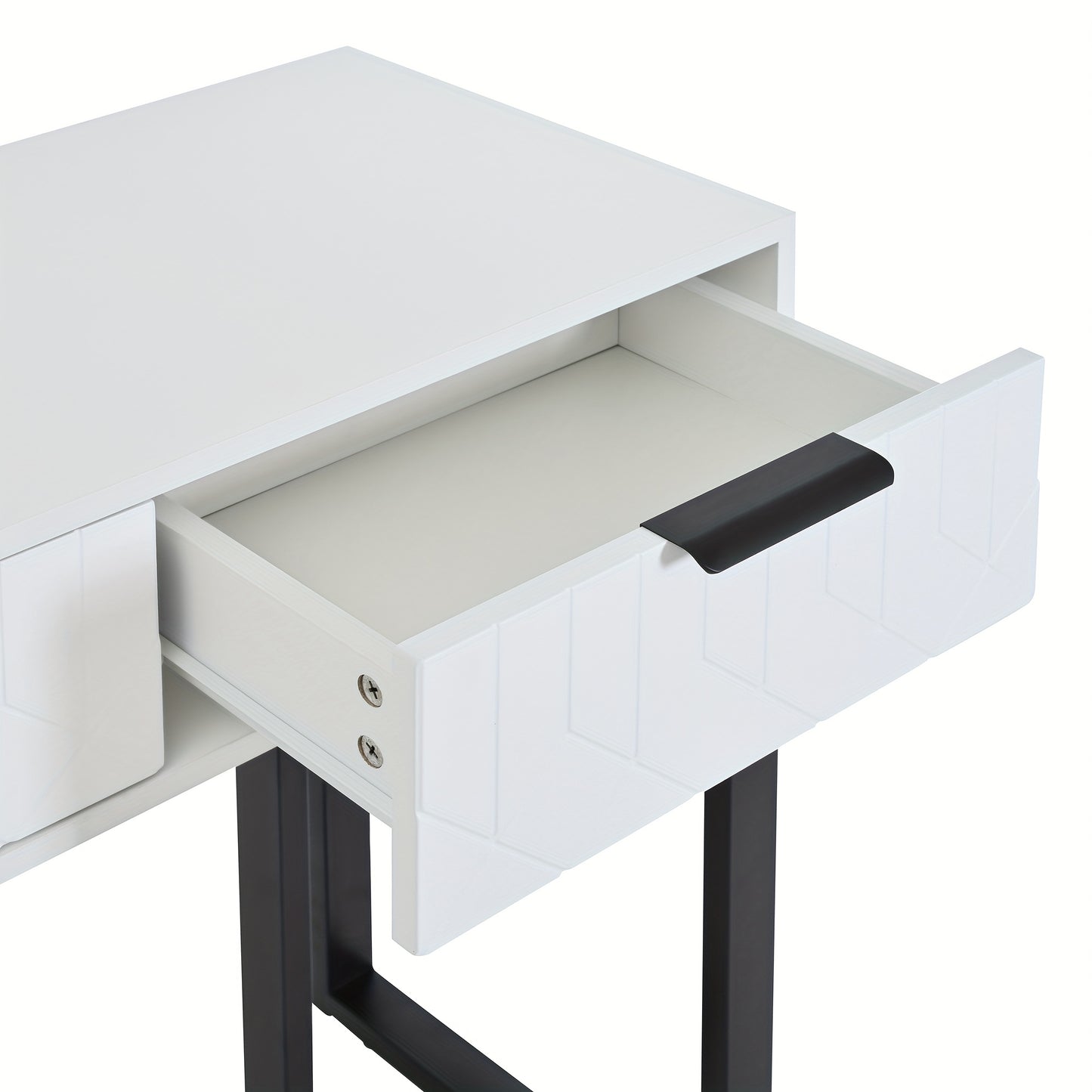 Haltafel – Entreetafel – Bijzettafel – Opbergtafel – Gangtafel – Modern Design – Met Metalen Frame en Verstelbare Voetjes