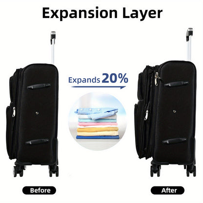 Koffer – Reiskoffer – Trolley – Handbagage – Multi-combinatie – Krasbestendig Oxford-stof – 360° Spinnerwielen – Lichtgewicht – Handbagageformaat