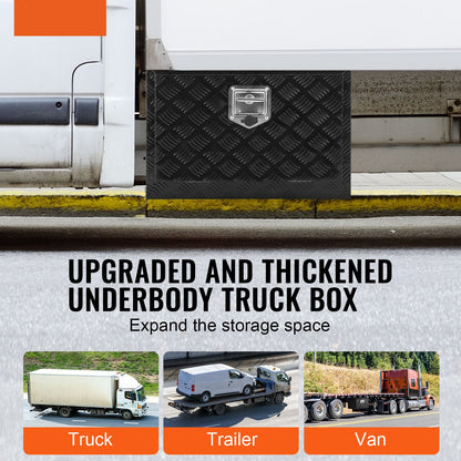 Aluminium Opbergbox Onder Voertuig – Gereedschapskist – Opslagbak – Opbergtank – Laadruimtebox – Waterdicht – 24x17x18 Inch Schrobbestendig