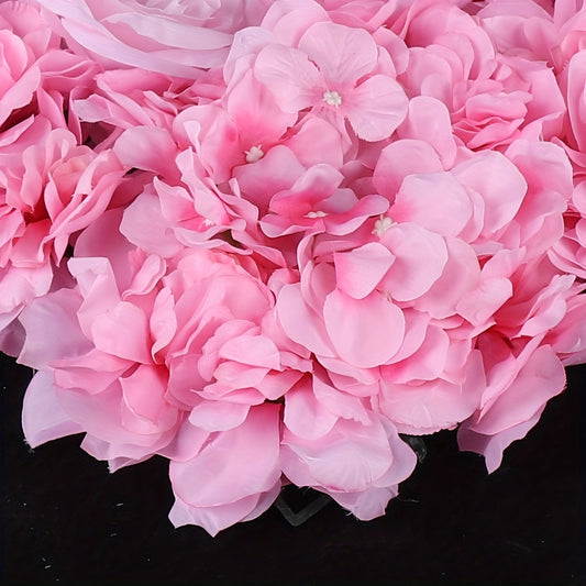 Decoratieve Rozen Flower Wall Panels – Kunstbloemen Wanddecoratie – Bloemenpanelen – Rozenmuur – Kunstbloemenpanelen Roze – 12 Stuks – 60x40 cm – Duurzaam Kunststof – Gemakkelijk Bevestigen