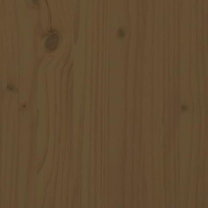 Bookcase 80X35X97 Cm Solid Pine Wood Honey Brown