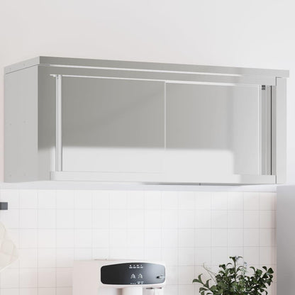 Keukenkast – Wandkast – Opbergkast – Keukenrek – Schuifdeurkast – Roestvrij Staal – Ruime Opslagruimte