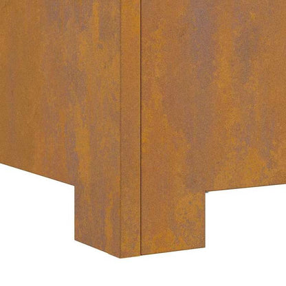 80x80x40cm Brown Fire Pit Home Patio Fire Stove for Multi-Person Leisure Gatherings on Terrace Matching for Friends and Relatives Activities in Garden Suitable for Winter Heating, Patio Heating, Backyard Gatherings, Cozy Pati