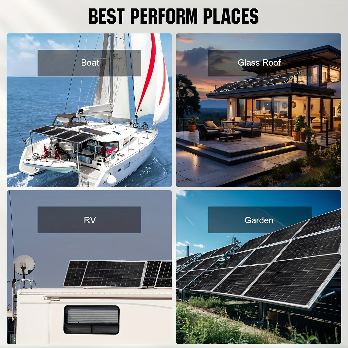 Zonnepaneel – Solar Panel – Zonnecel – Zonnepaneel Set – 2x 120W Monokristallijn – Hoog Rendement 23% – Aluminium Frame Weerbestendig
