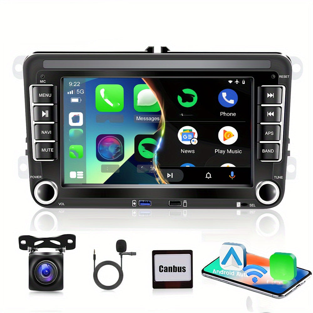 Complete Autoradio – Autospeaker – Navigatiesysteem – Multimedia Systeem – Bluetooth Radio – 7-inch Touchscreen – AHD Achteruitrijcamera + DVR Opnamefunctie