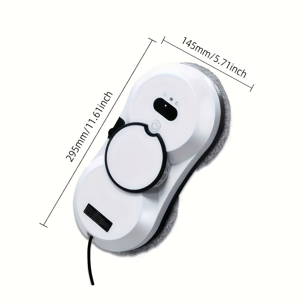 Raamwisserrobot – Ramenreiniger – Glasreiniger – Automatische Ramenwisser – Ruitenwisserrobot – 5600Pa Zuigkracht – Automatische Waterverstuiving – Wit